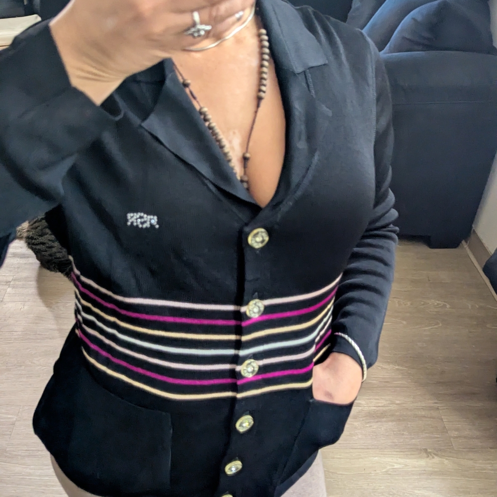 Sonia Rykiel Black Knit Cardigan